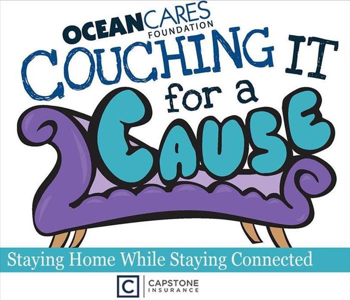 OceanCares Flyer with a couch saying 